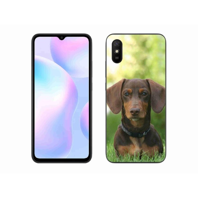 Gél tok mmCase a Xiaomi Redmi 9A számára - barna tacskó
