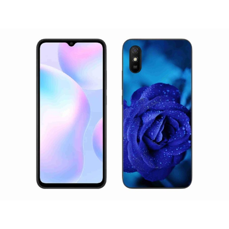 Gél tok mmCase a Xiaomi Redmi 9A-hoz - kék rózsa