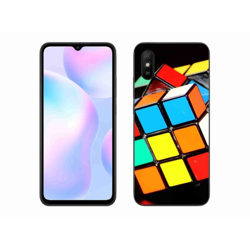 Gél tok mmCase a Xiaomi Redmi 9A számára - Rubik-kocka