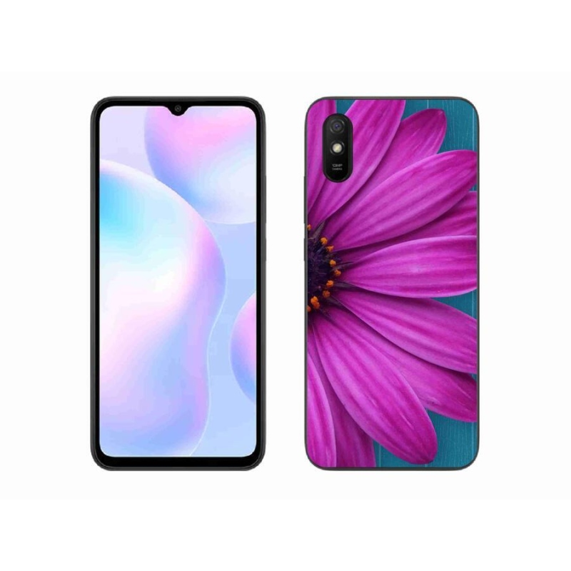 Gél tok mmCase a Xiaomi Redmi 9AT-hoz - lila margaréta