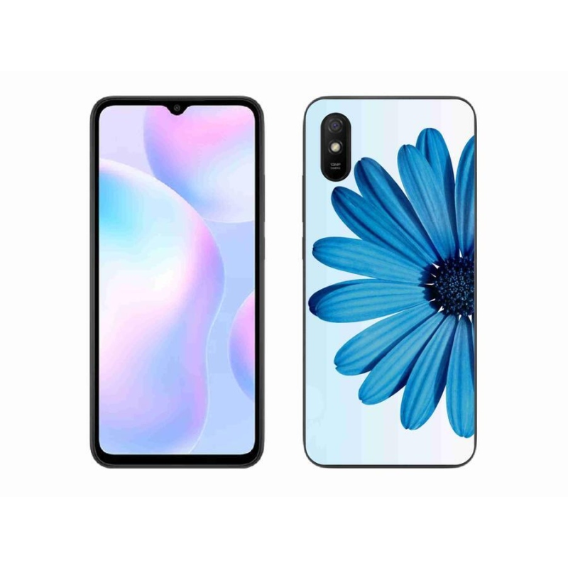 Gél tok mmCase a Xiaomi Redmi 9AT-hoz - kék margaréta