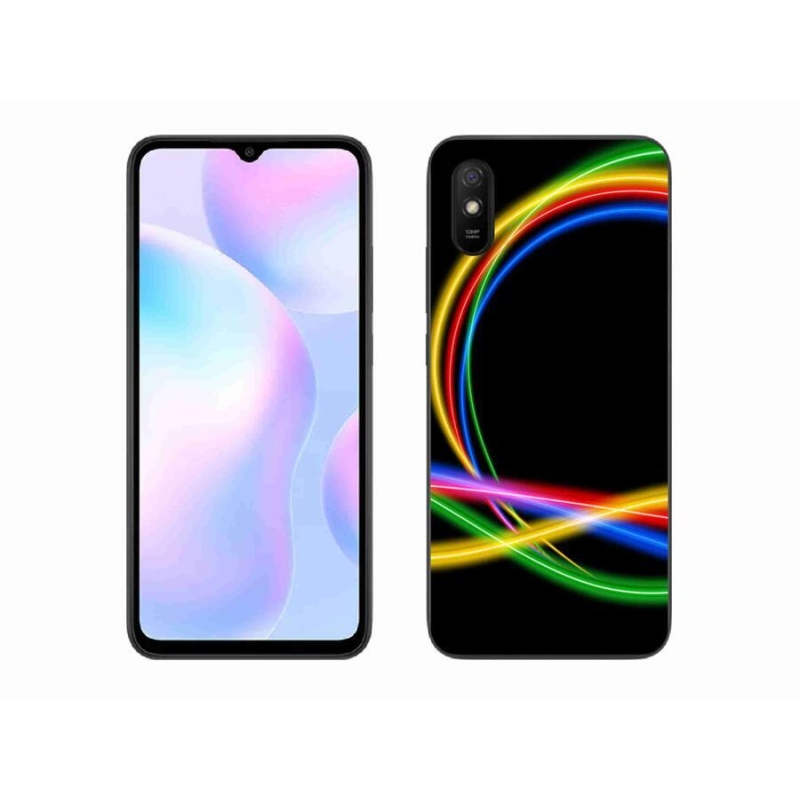 Gél tok mmCase a Xiaomi Redmi 9AT számára - neon körök