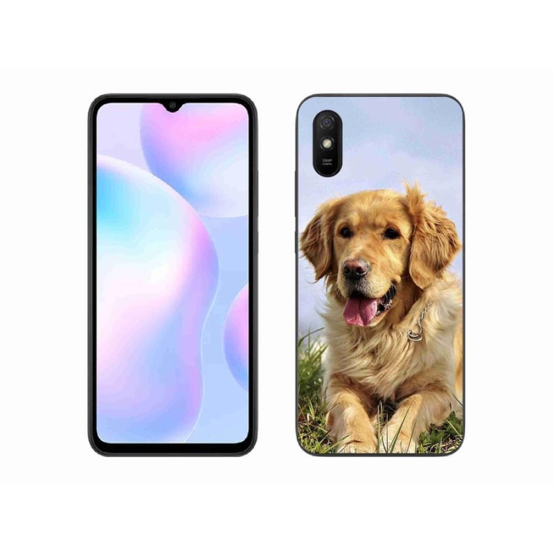 Gél tok mmCase a Xiaomi Redmi 9AT számára - arany retriever
