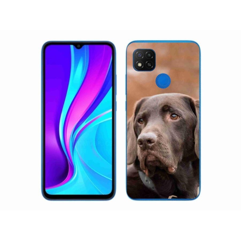 Gél tok mmCase a Xiaomi Redmi 9C-hez - barna labrador