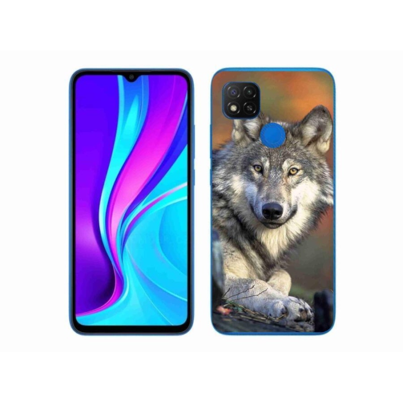 Gél tok mmCase a Xiaomi Redmi 9C számára - farkas