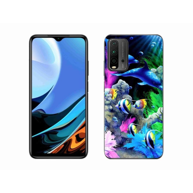 Gél tok mmCase a Xiaomi Redmi 9T számára - tengeri világ