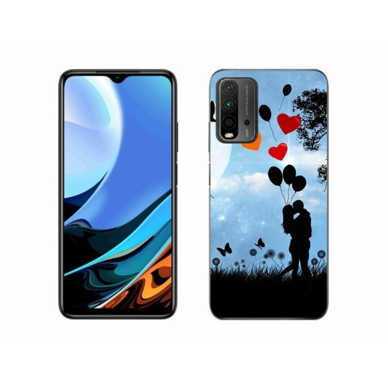 Gél tok mmCase a Xiaomi Redmi 9T számára - szerelmes pár