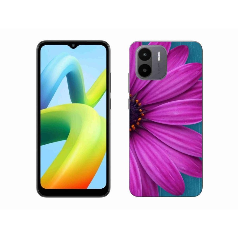 Gél tok mmCase a Xiaomi Redmi A1/Redmi A2 készülékhez - lila százszorszép