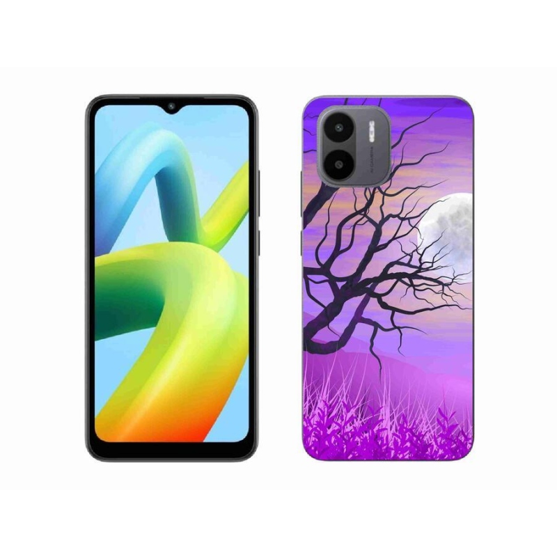 Gél tok mmCase a Xiaomi Redmi A1/Redmi A2-hez - rajzfilmes kidőlt fa