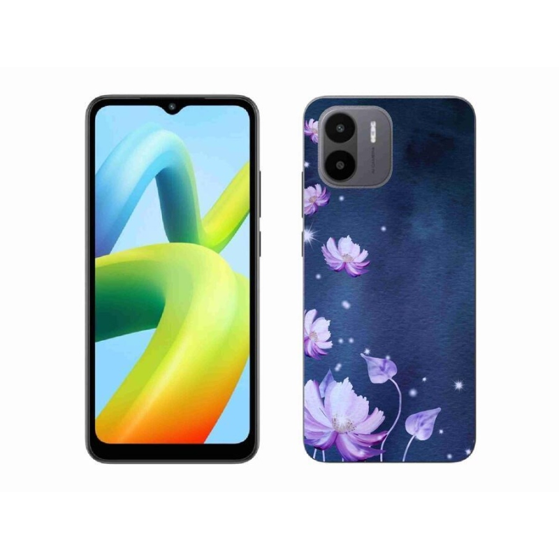 Zselés tok mmCase a Xiaomi Redmi A1/Redmi A2-hez - hulló virágok