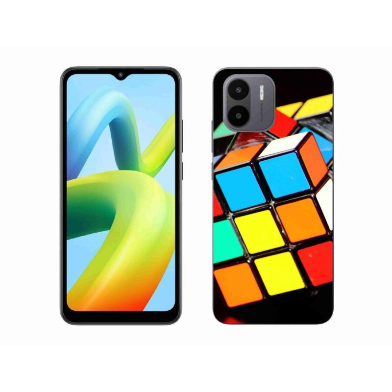 Gél tok mmCase a Xiaomi Redmi A1/Redmi A2 - Rubik-kocka számára