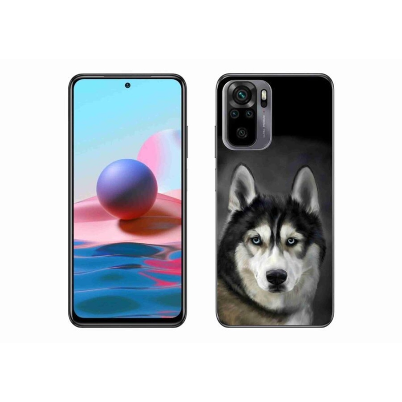 Gél tok mmCase a Xiaomi Redmi Note 10 4G-hez - husky