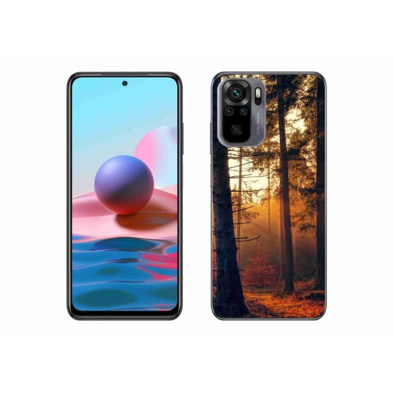 Gél tok mmCase a Xiaomi Redmi Note 10 4G-hez - erdő