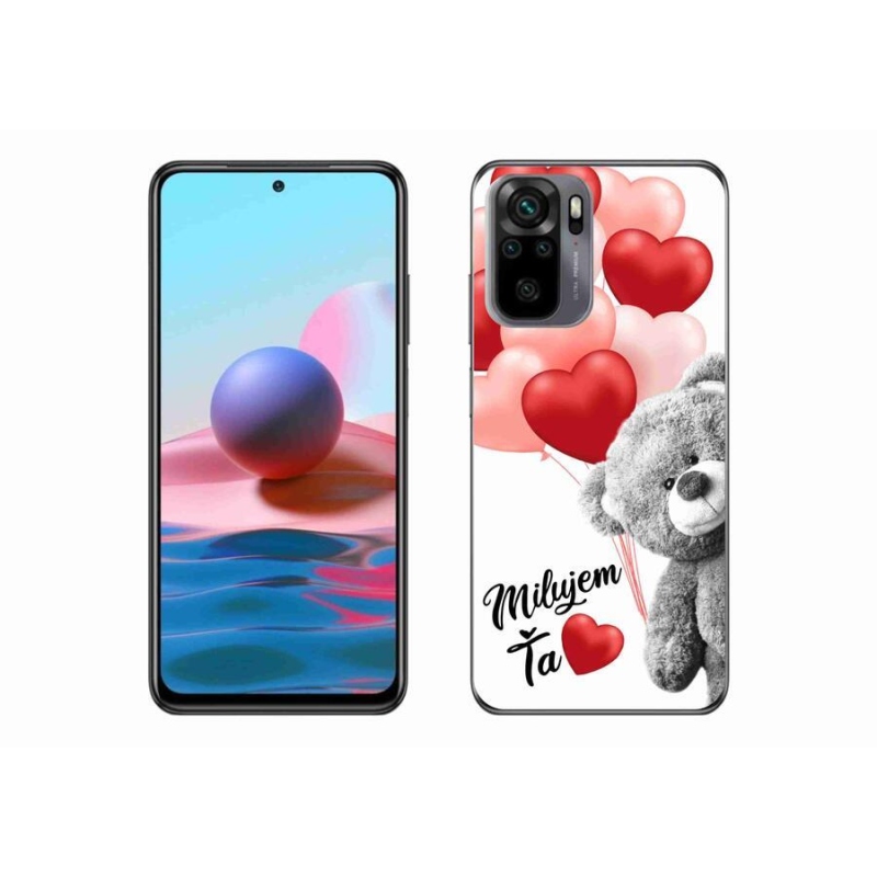 Gél tok mmCase a Xiaomi Redmi Note 10 4G-hez - I love you