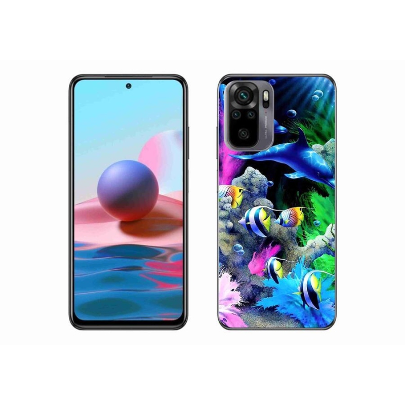 Gél tok mmCase a Xiaomi Redmi Note 10 4G készülékhez - Sea World
