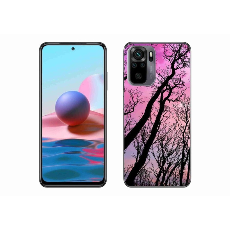 Gél tok mmCase a Xiaomi Redmi Note 10 4G-hez - kidőlt fák