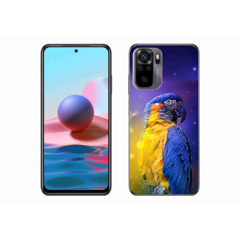 Gél tok mmCase a Xiaomi Redmi Note 10 4G-hez - papagáj ara 1