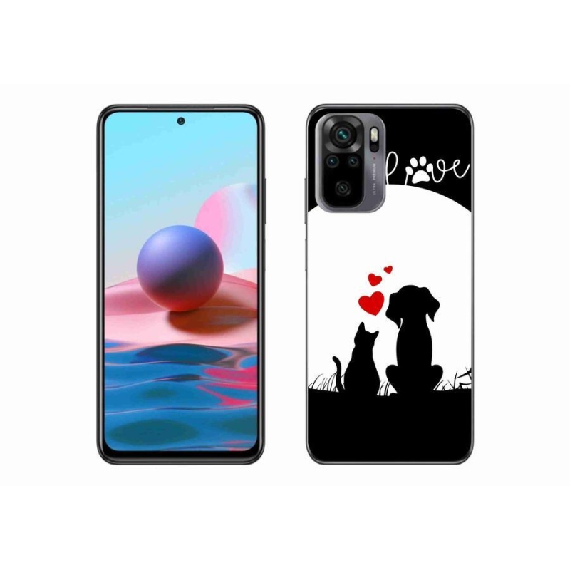 Gél tok mmCase a Xiaomi Redmi Note 10 4G-hez - állati szeretet