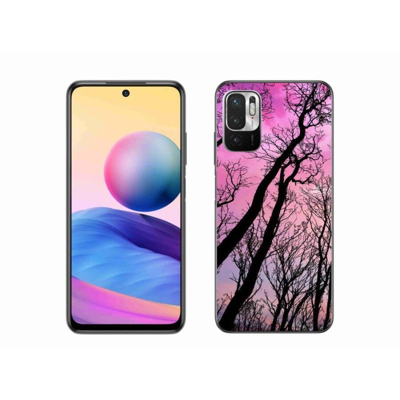 Gél tok mmCase a Xiaomi Redmi Note 10 5G számára - kidőlt fák