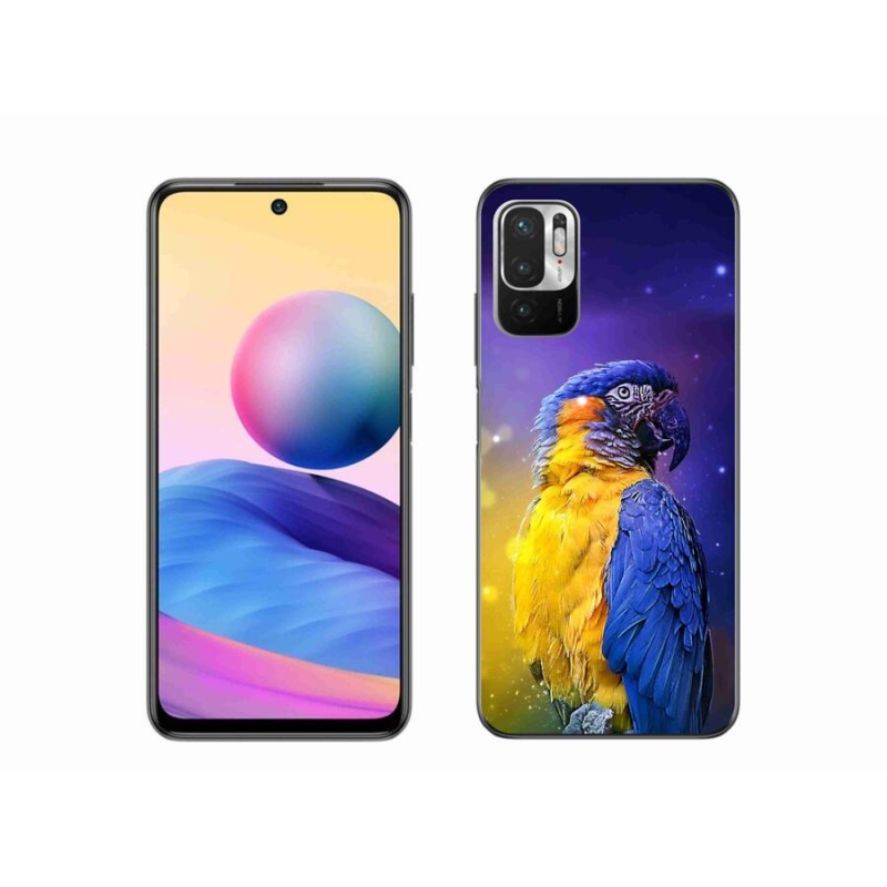Gél tok mmCase a Xiaomi Redmi Note 10 5G-hez - papagáj ara 1