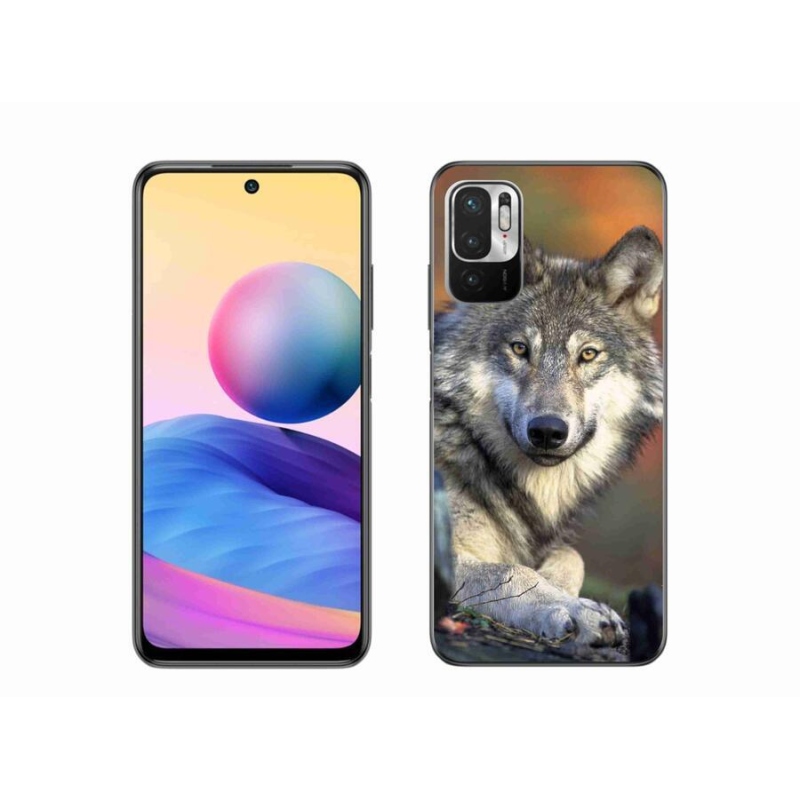 Gél tok mmCase a Xiaomi Redmi Note 10 5G számára - farkas