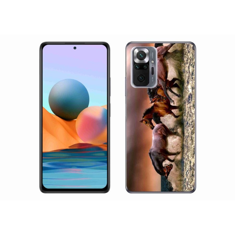 Gél tok mmCase a Xiaomi Redmi Note 10 Pro-hoz - lovak 1