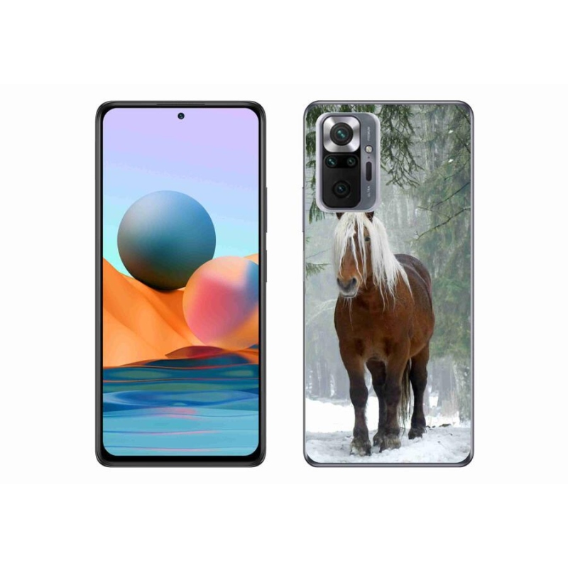Gél tok mmCase a Xiaomi Redmi Note 10 Pro-hoz - ló az erdőben