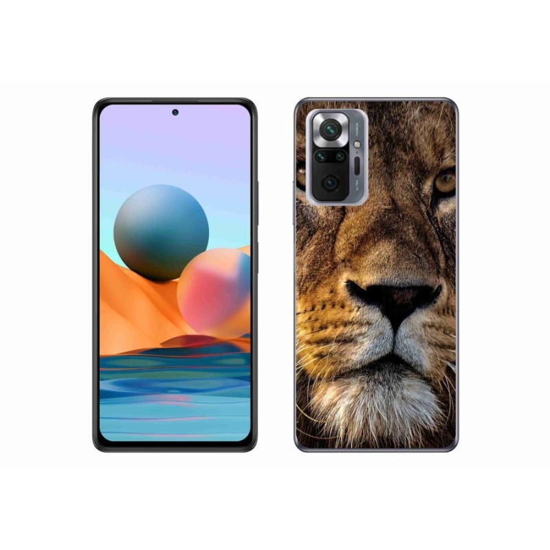 Gél tok mmCase a Xiaomi Redmi Note 10 Pro készülékhez - oroszlán