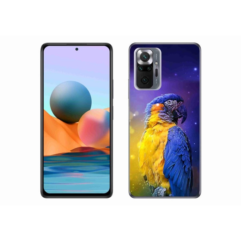 Gél tok mmCase a Xiaomi Redmi Note 10 Pro készülékhez - papagáj ara 1