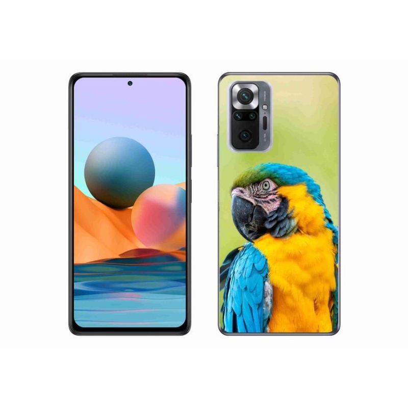 Gél tok mmCase a Xiaomi Redmi Note 10 Pro készülékhez - papagáj ara 2