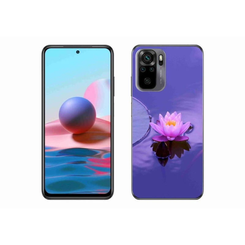 Gél tok mmCase a Xiaomi Redmi Note 10S-hez - virág a vízen