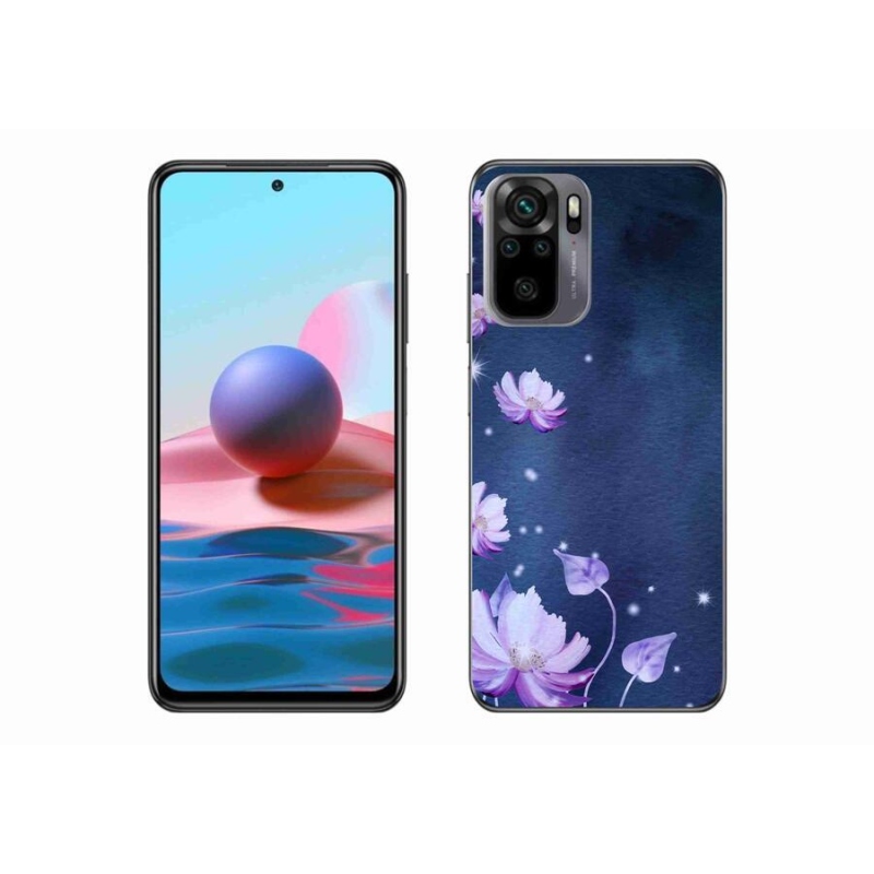 Gél tok mmCase a Xiaomi Redmi Note 10S-hez - virághullás