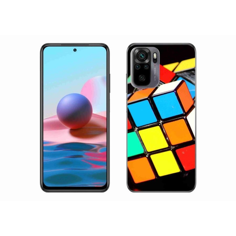 Gél tok mmCase a Xiaomi Redmi Note 10S-hez - Rubik-kocka