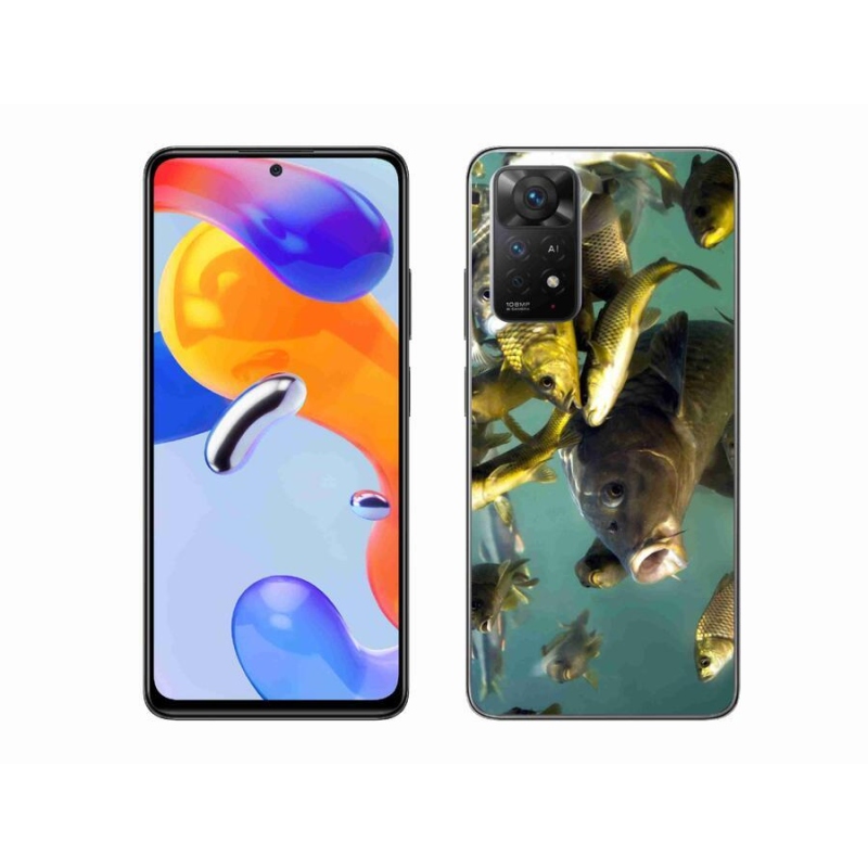 Gél tok mmCase a Xiaomi Redmi Note 11 Pro 4G/5G számára - halak iskolája