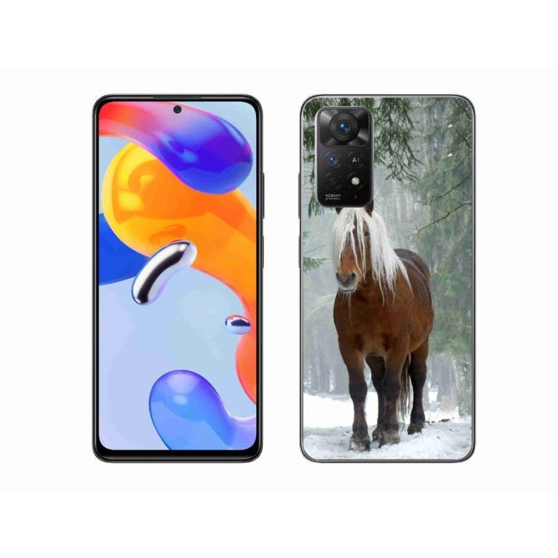 Gél tok mmCase a Xiaomi Redmi Note 11 Pro 4G/5G-hez - ló az erdőben
