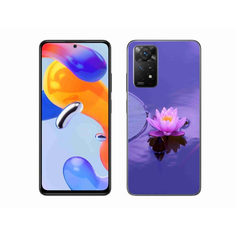 Gél tok mmCase a Xiaomi Redmi Note 11 Pro 4G/5G számára - virág a felületen