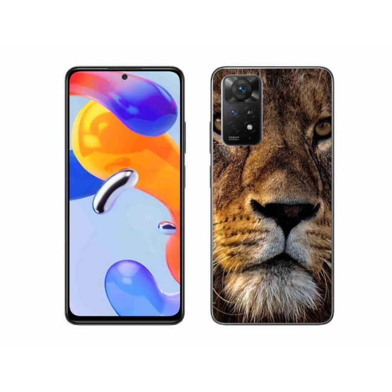 Gél tok mmCase a Xiaomi Redmi Note 11 Pro 4G/5G számára - oroszlán