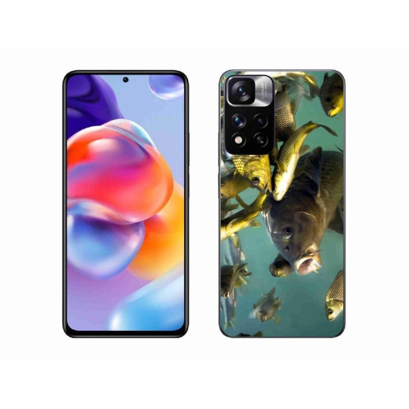Gél tok mmCase a Xiaomi Redmi Note 11 Pro+ 5G számára - halak iskolája