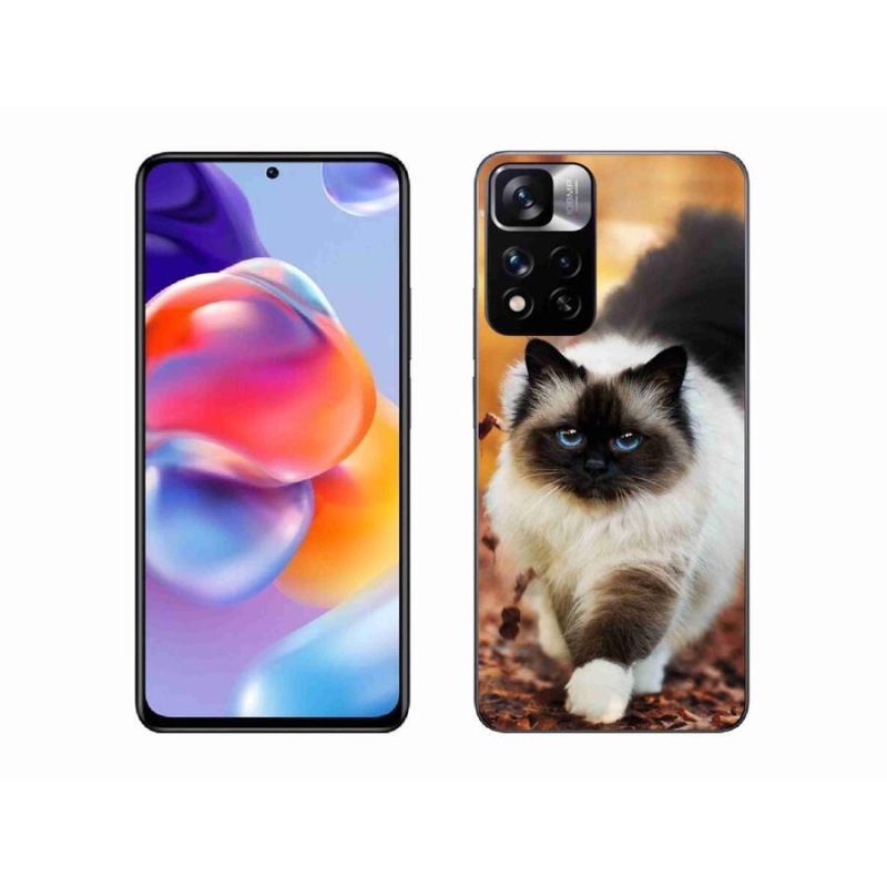 Gél tok mmCase a Xiaomi Redmi Note 11 Pro+ 5G számára - macska