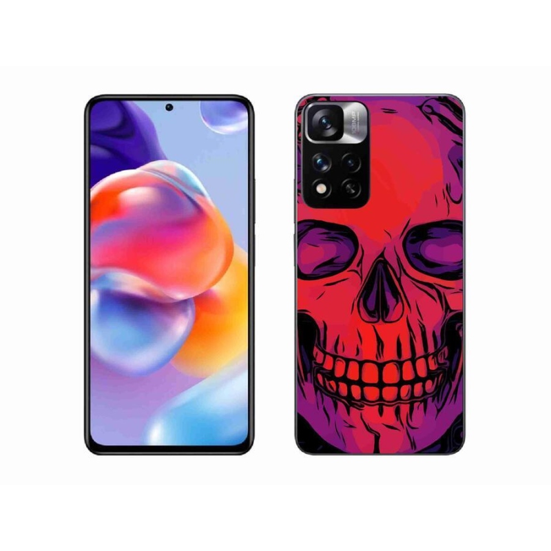 Gél tok mmCase a Xiaomi Redmi Note 11 Pro+ 5G számára - koponya