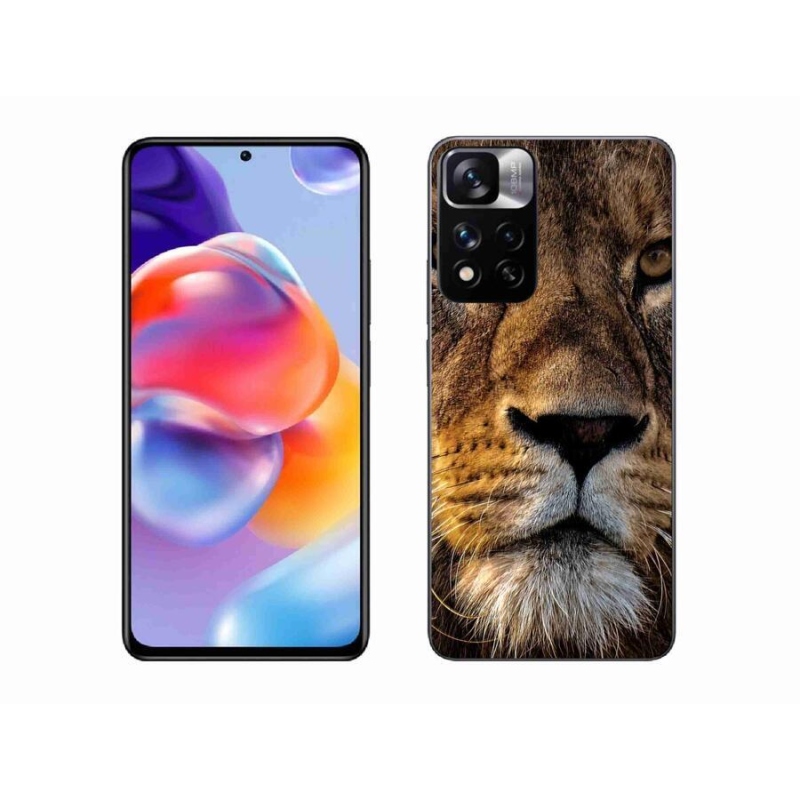 Gél tok mmCase a Xiaomi Redmi Note 11 Pro+ 5G számára - oroszlán