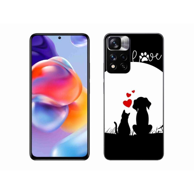 Gél tok mmCase a Xiaomi Redmi Note 11 Pro+ 5G számára - állati szeretet