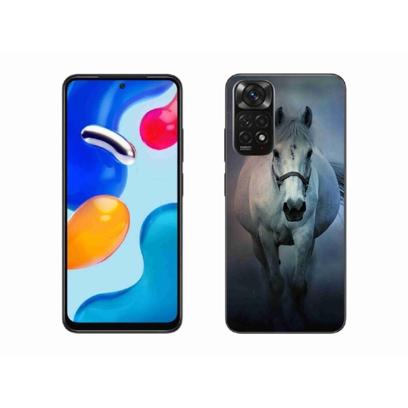 Gél tok mmCase a Xiaomi Redmi Note 11S 4G-hez - futó fehér ló