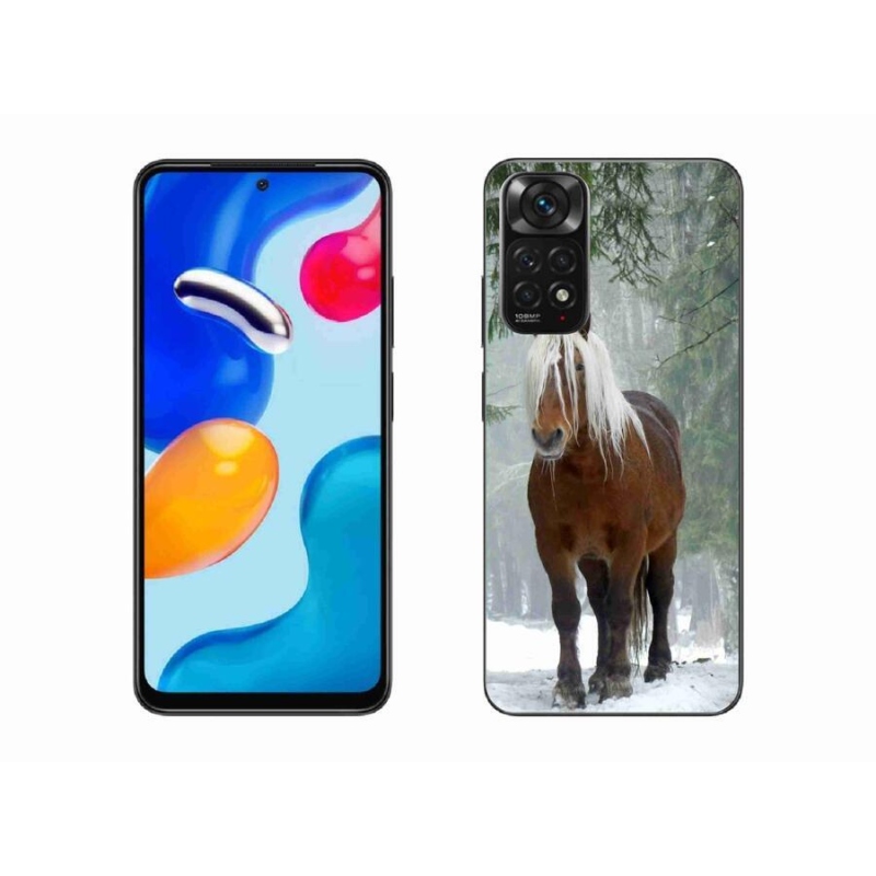 Gél tok mmCase a Xiaomi Redmi Note 11S 4G-hez - ló az erdőben
