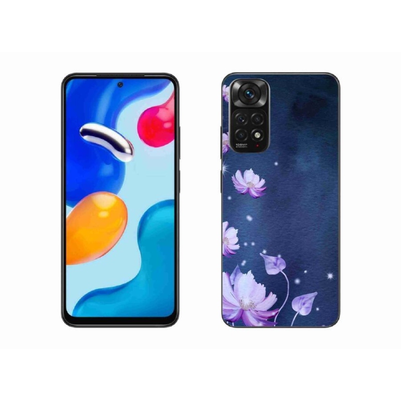 Gél tok mmCase a Xiaomi Redmi Note 11S 4G-hez - virághullás