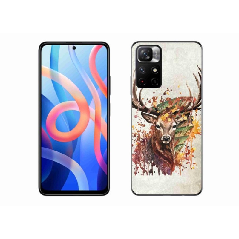 Gél tok mmCase a Xiaomi Redmi Note 11S 5G számára - szarvas 1