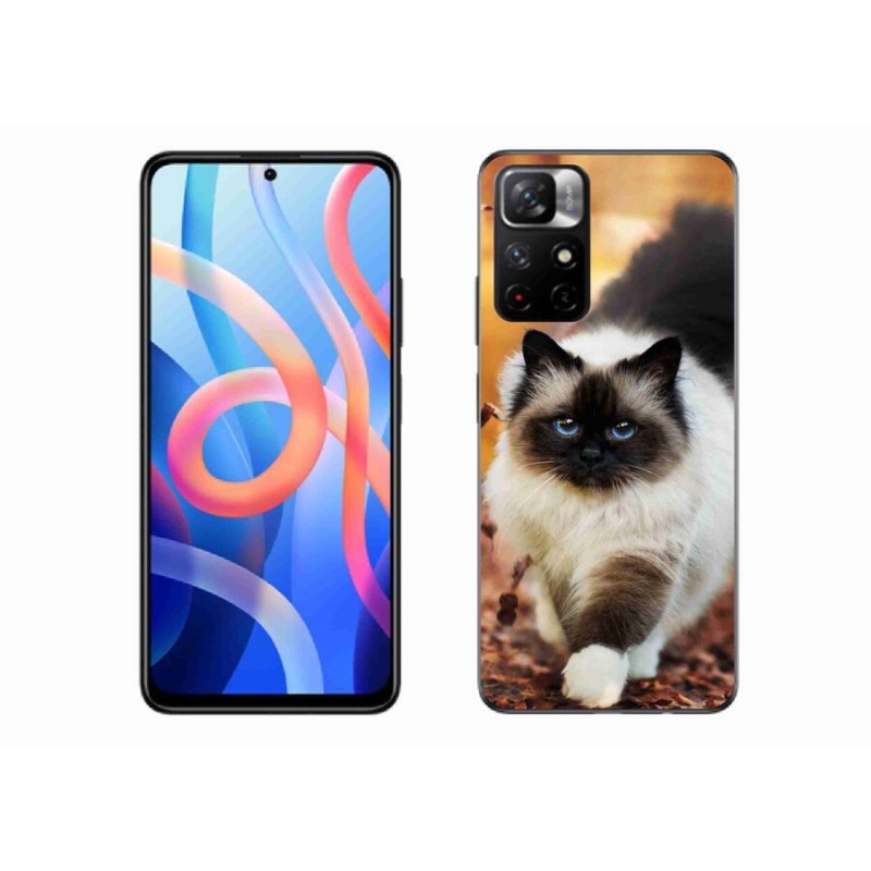 Gél tok mmCase a Xiaomi Redmi Note 11S 5G-hez - macska