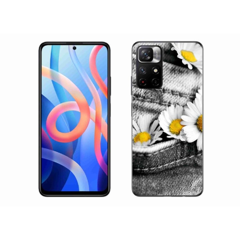 Gél tok mmCase a Xiaomi Redmi Note 11S 5G-hez - margaréták