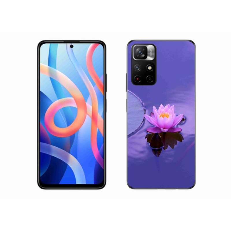 Gél tok mmCase a Xiaomi Redmi Note 11S 5G számára - virág a felületen