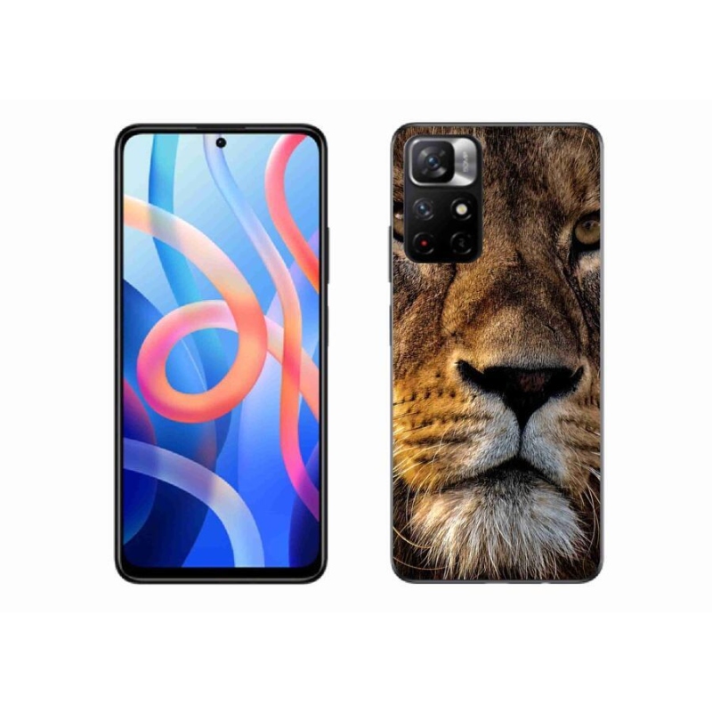Gél tok mmCase a Xiaomi Redmi Note 11S 5G-hez - oroszlán
